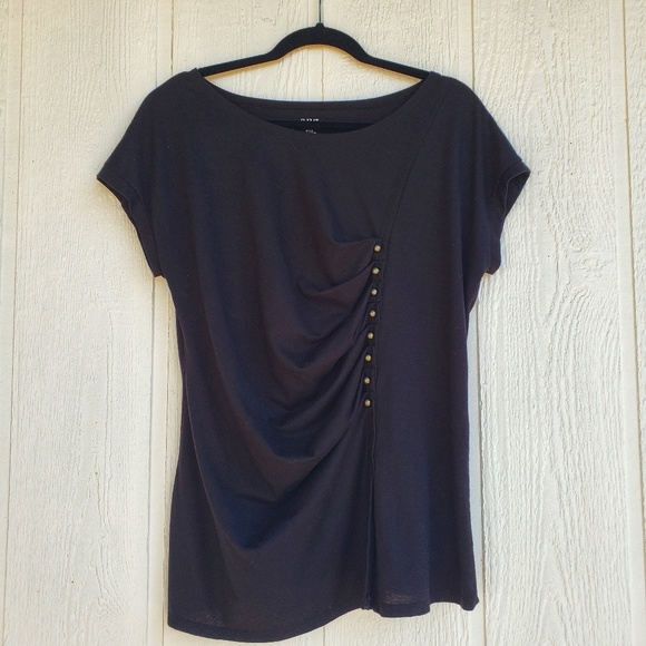 a.n.a Tops - Black Dress Shirt With Buttons